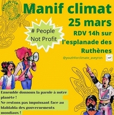 25 mars 2022 – Grève mondiale pour le climat