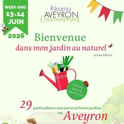 Les 13 et 14 juin 2026 – Bienvenue dans mon jardin au Naturel